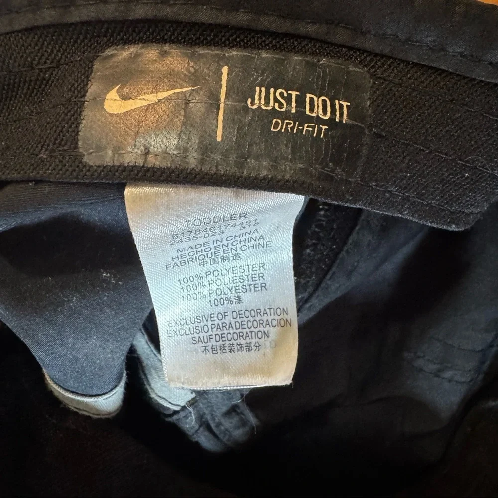 Lightweight Black Nike Toddler Hat Adjustable OSFA Nike Swoosh “Just Do It” Rare